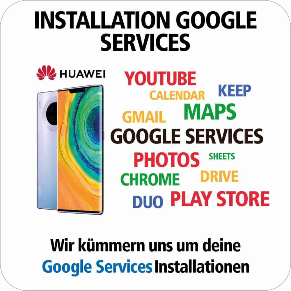 Google Services Installation -Wir kümmern uns
